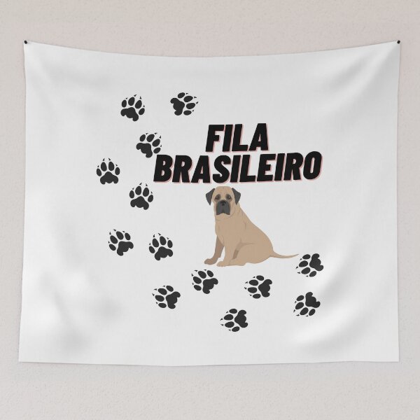 Item preview, Fila Brasileiro Brazilian Mastiff Dog Paw Prints  designed and sold by silviaol.