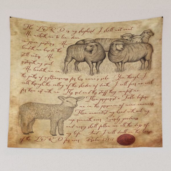 Item preview, Psalm 23. Christian Art designed and sold by ConArte.