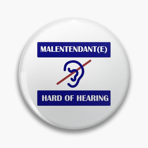 Aperçu de l'œuvre Malentendant(e) - Malentendant créée et vendue par little-lyon.