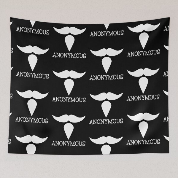 Item preview, anonymous mustache designed and sold by ronaldsonou.