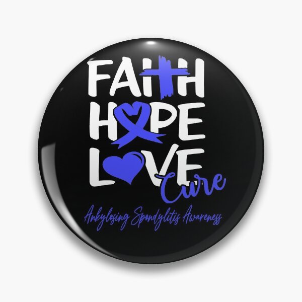 Item preview, Faith Hope Love Cure Ankylosing Spondylitis Awareness designed and sold by Grooffos.