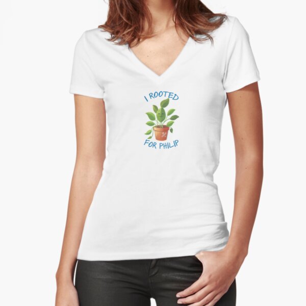 Fitted V-Neck T-Shirt