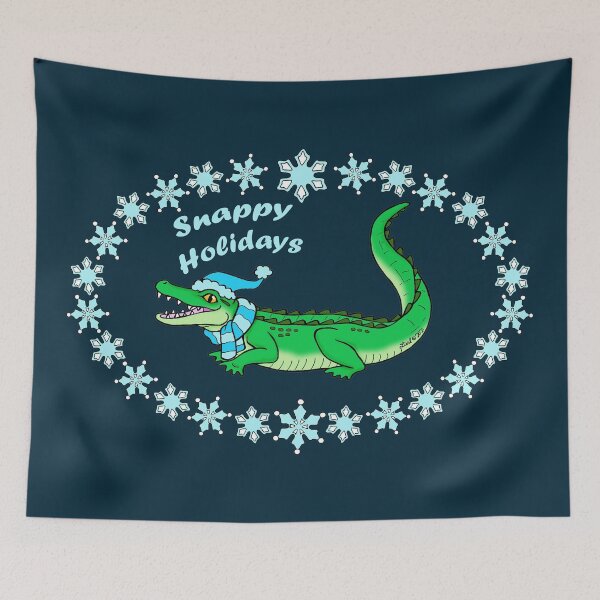 Item preview, Snappy Holidays Alligator designed and sold by sharkbait83.