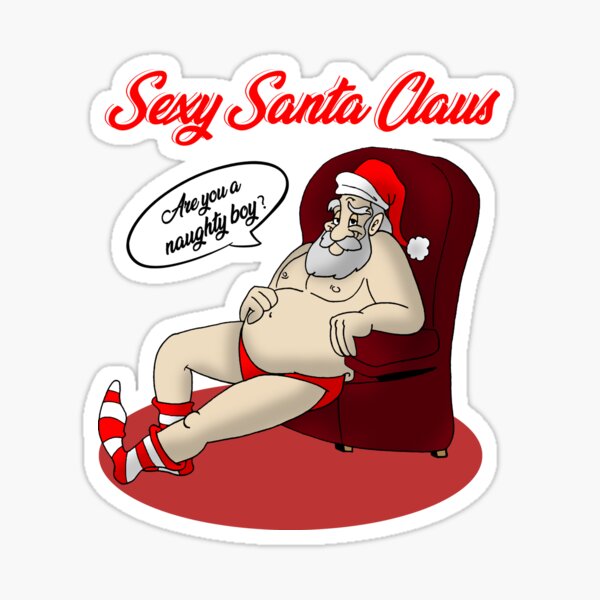 600px x 600px - Sexy Santa Claus Stickers for Sale | Redbubble