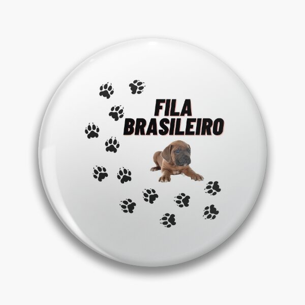 Item preview, Adorable Cute Fila Brasileiro Brazilian Mastiff Pupppy Paw Prints  designed and sold by silviaol.