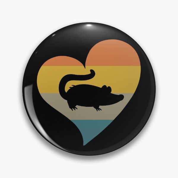 Item preview, Retro Possum Heart I Love Possums Opossum Gift Possum Gear designed and sold by DynamicDesign.