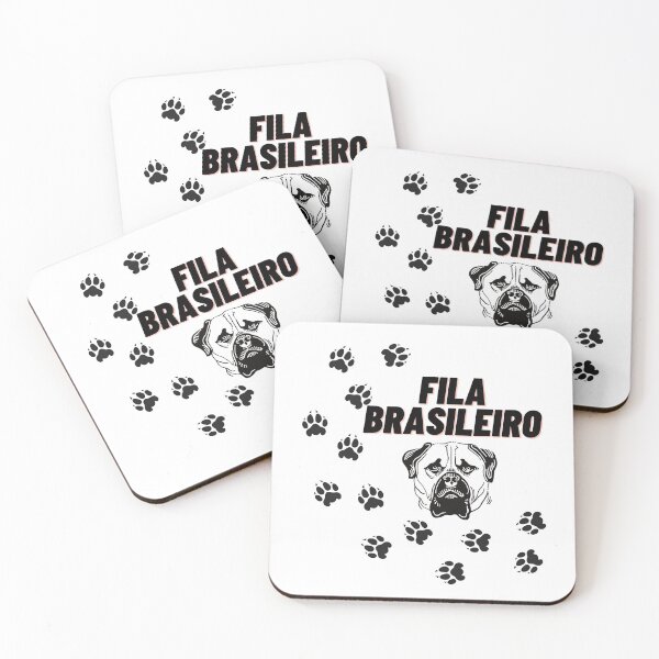 Item preview, Cute Fila Brasileiro Brazilian Mastiff Dog Paw Prints  designed and sold by silviaol.