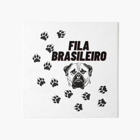 Fila Brasileiro Art Board Print by canis-mundi