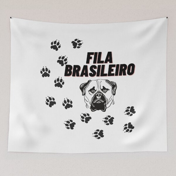 Item preview, Cute Fila Brasileiro Brazilian Mastiff Dog Paw Prints  designed and sold by silviaol.