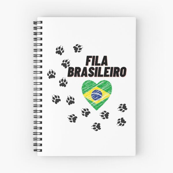 Item preview, Fila Brasileiro Perro Mastín Brasileño Con Corazón De Bandera De Brasil designed and sold by silviaol.