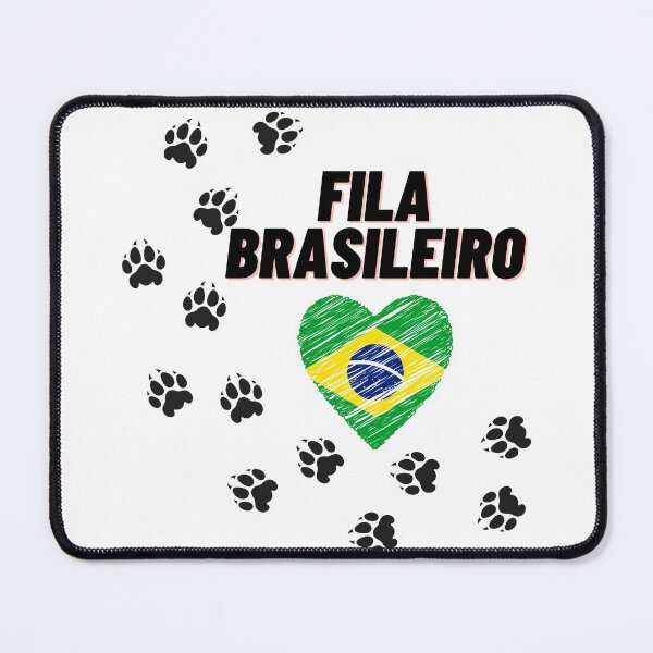 Item preview,  Fila Brasileiro Brazilian Mastiff Dog With Brazil Flag Heart designed and sold by silviaol.