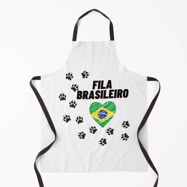 Item preview, Fila Brasileiro Brazilian Mastiff Dog With Brazil Flag Heart designed and sold by silviaol.
