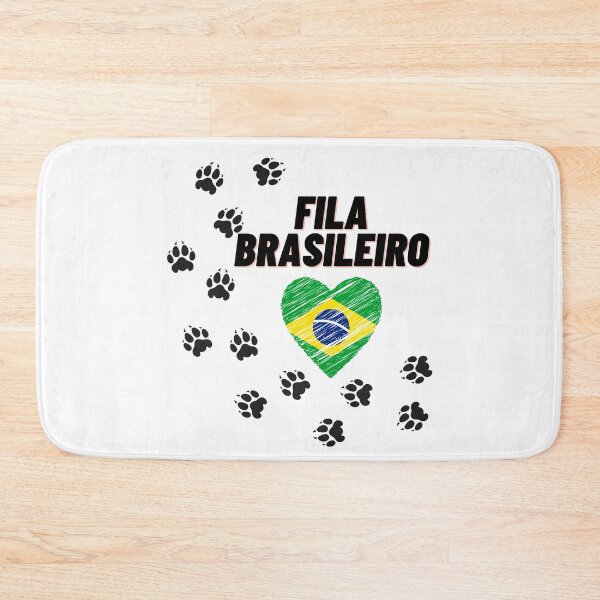 Item preview,  Fila Brasileiro Brazilian Mastiff Dog With Brazil Flag Heart designed and sold by silviaol.