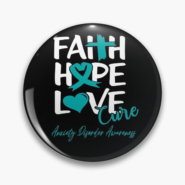 Item preview, Faith Hope Love Cure Anxiety Disorder Awareness designed and sold by Grooffos.