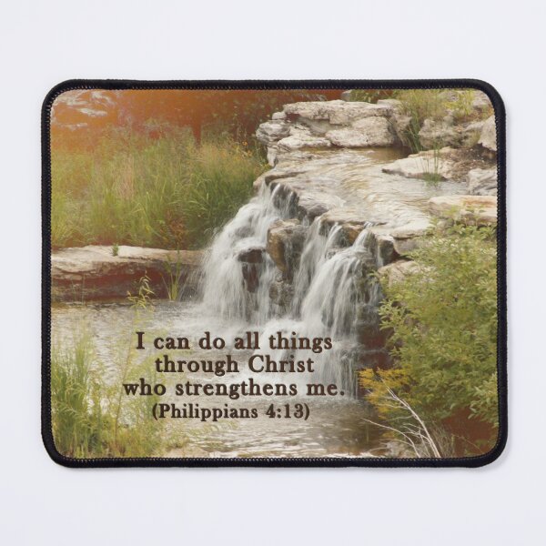Christ who strengthens me Mouse Pad
