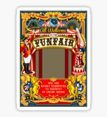 Circus Carnival Invite Poster Sticker