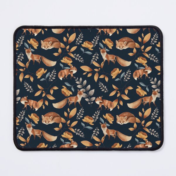 Item preview, Fox pattern - Frolicking Foxes cute and cool designed and sold by YerrouDesing.