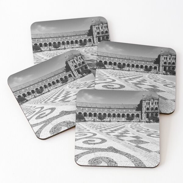 Item preview, Plaza De Espana (BW) designed and sold by ARTBYJEANXXI.