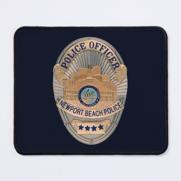 Item preview, Newport Beach California Police Department Badge designed and sold by Lawrence Baird.