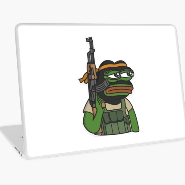 Pepega in HD Twitch Emote | Laptop Skin