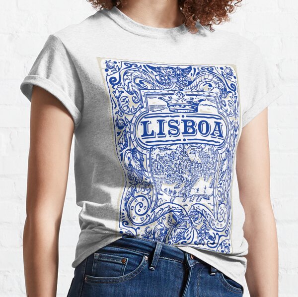 Azulejo Lisbon Azulejos Lisboa Classic T-Shirt