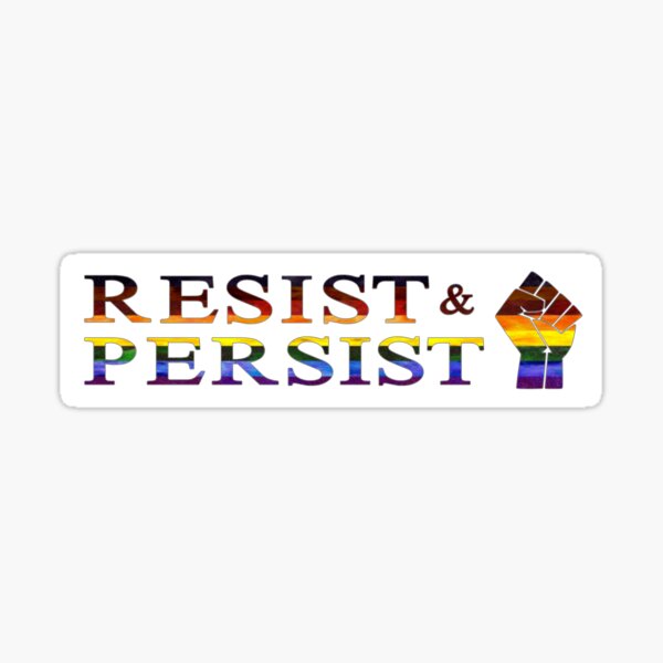 Vista previa del artículo con la obra «Resistir y persistir», diseñado y vendido por TigerTorreArt.