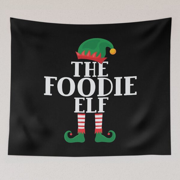 Item preview, The Foodie Elf - Funny Christmas 2021  designed and sold by thecooltable.