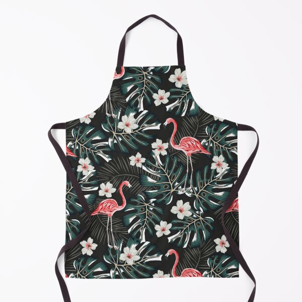 Item preview, Flamingo Palm Leaves Plumeria designed and sold by SiouxLove.
