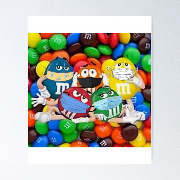 m and ms Poster for Sale by FATYZA004