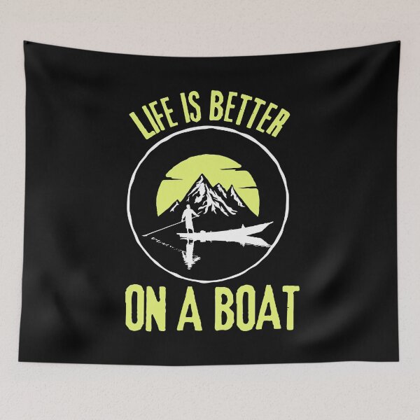Item preview, Life is Better On A Boat Shirt designed and sold by PuPPuB.