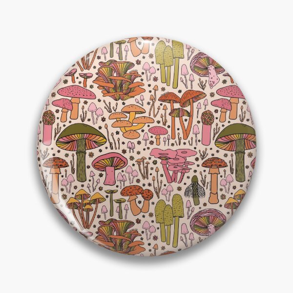 Item preview, Vintage Mushroom Print designed and sold by doodlebymeg.