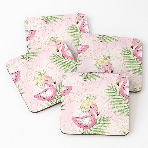 Item preview, Glitter Floral Flamingo designed and sold by SiouxLove.