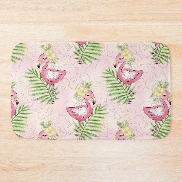 Item preview, Glitter Floral Flamingo designed and sold by SiouxLove.
