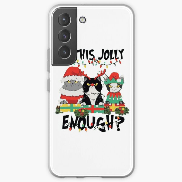 Is This Jolly Enough Christmas Cats Samsung Galaxy Soft Case