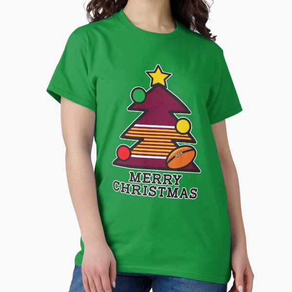 Item preview, “Merry Christmas Brisbane” Christmas gift, T Shirts, Leggings, Mask, Apron, Eco Bag, phone case designed and sold by Ink Inc.