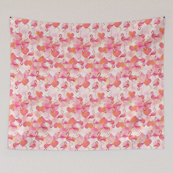 Item preview, Love Heart Flamingo designed and sold by SiouxLove.