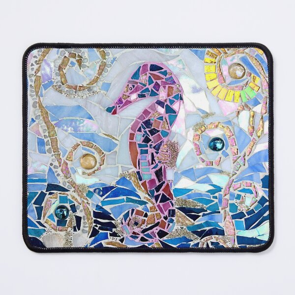 Item preview, Seahorse Mosaic designed and sold by Jan Marvin Art Studio.