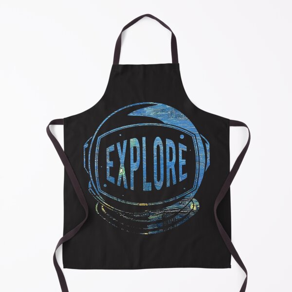 Item preview, explore, space helmet van gogh designed and sold by goblinbabe.
