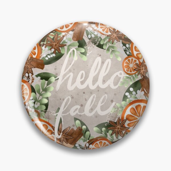 Item preview, Orange Slices and Cinnamon Sticks Fall Wreath designed and sold by MerriNielsen.