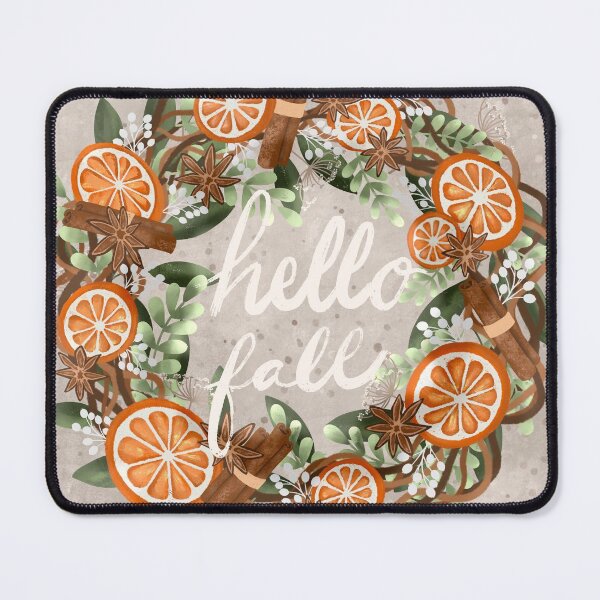 Item preview, Orange Slices and Cinnamon Sticks Fall Wreath designed and sold by MerriNielsen.