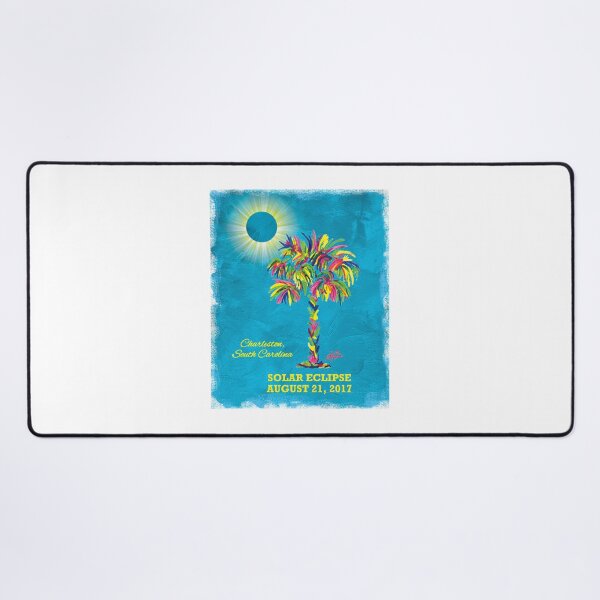 Solar Eclipse 2017 - South Carolina Desk Mat