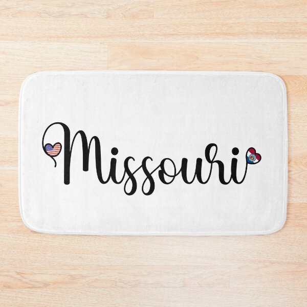 Item preview, I Love Missouri - Missouri Script With Heart Shaped Flags designed and sold by molamode.