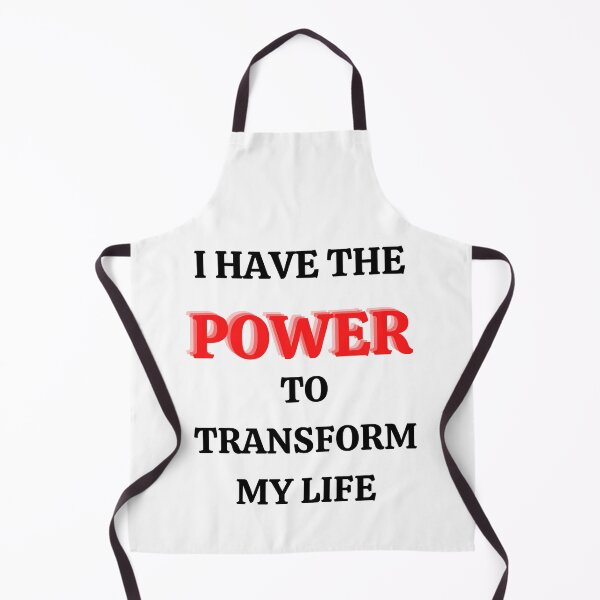 Item preview, I Have The Power To Transform My Life-Black Text designed and sold by Trendi61.