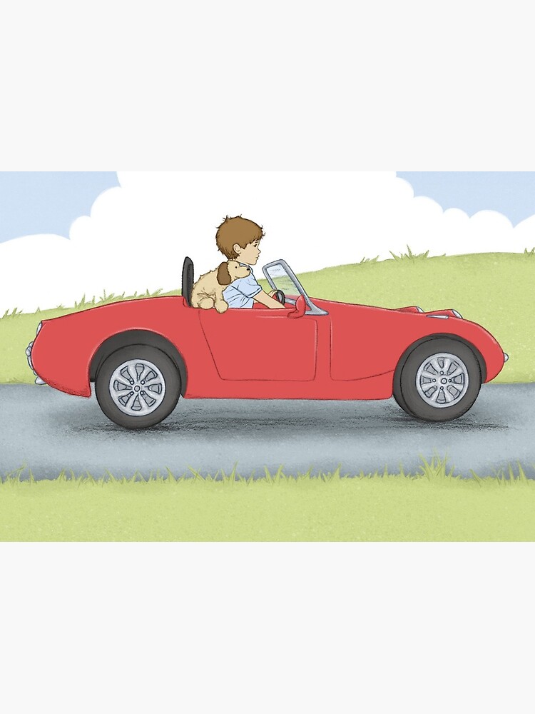 Thumbnail 2 of 2, Postcard, Beep Beep Vintage Car Greeting Card designed and sold by amalou.