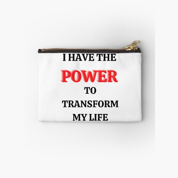 Item preview,  I Have The Power To Transform My Life-Black Text designed and sold by Trendi61.