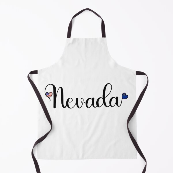 Item preview, Love Nevada - Nevada Script With Heart Shaped Flags designed and sold by molamode.