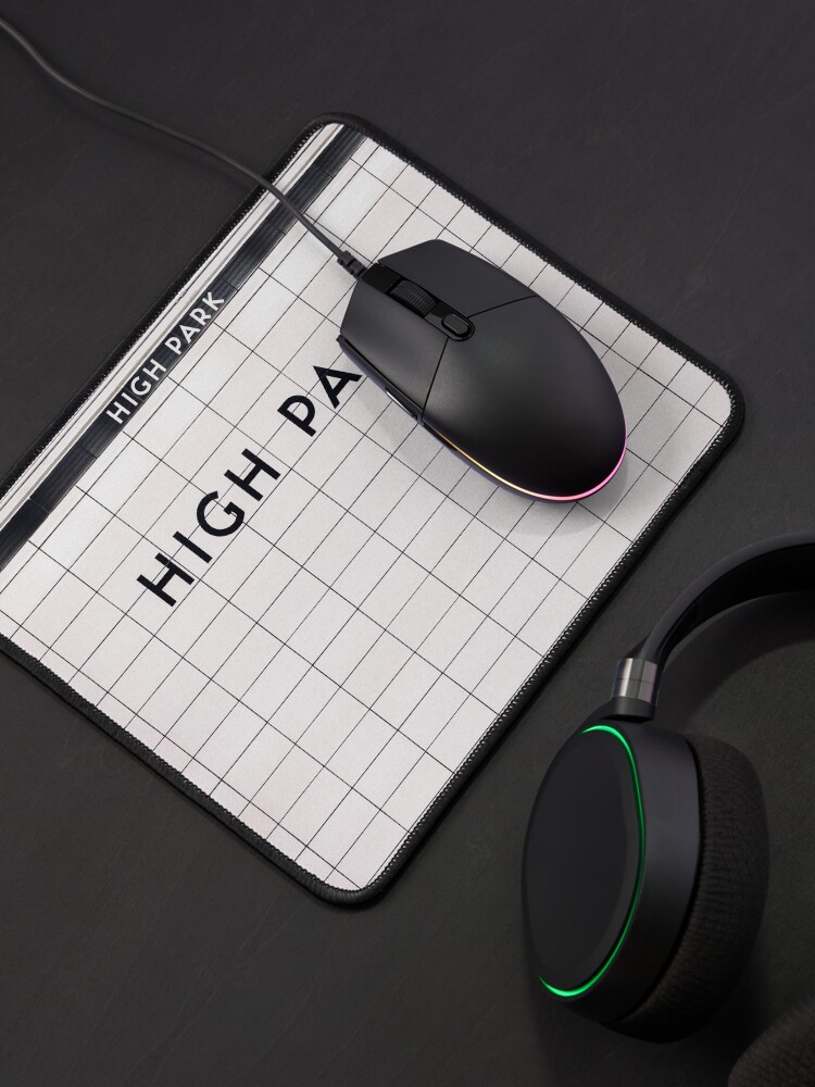 Alternate view of High Park Toronto Subway Sign Mouse Pad