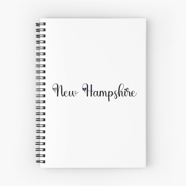 Item preview, I Love New Hampshire - New Hampshire Script With Heart Shaped Flags designed and sold by molamode.