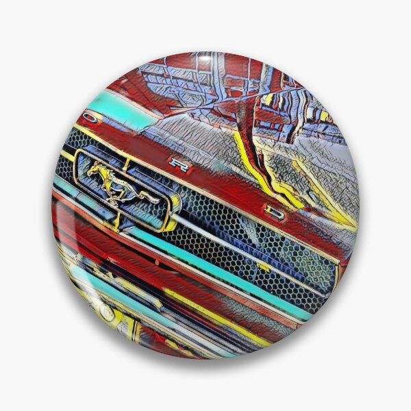 Item preview,  Cherry Red Vintage Ford Mustang Cross-Shot designed and sold by jethroucc.