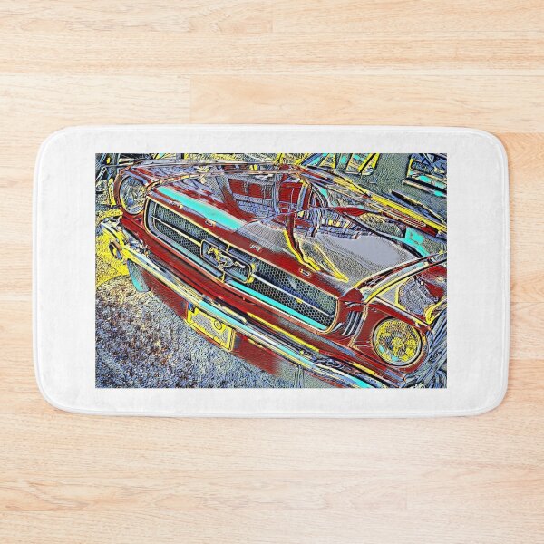 Item preview,  Cherry Red Vintage Ford Mustang Cross-Shot designed and sold by jethroucc.